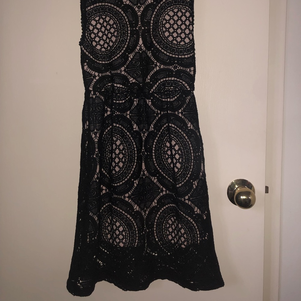 Black lace dress